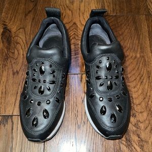 Tory Burch Laney Embellished Runner Sneakers, 7.5